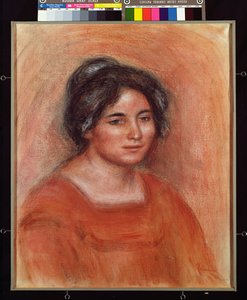 Gabrielle (pastel na papíře)